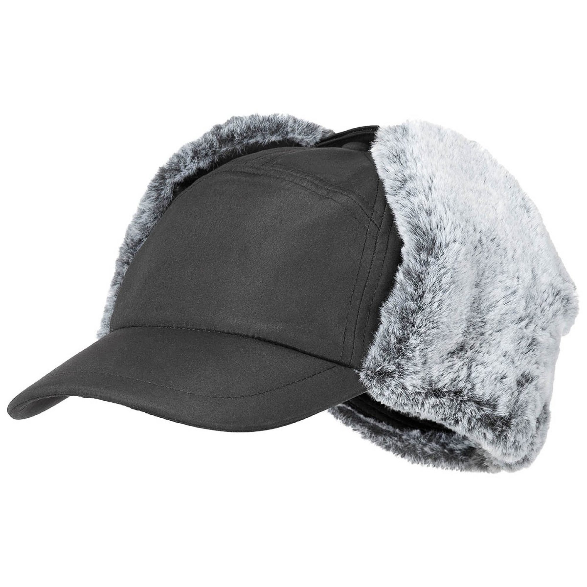 Winter Cap,  „Trapper“, schwarz