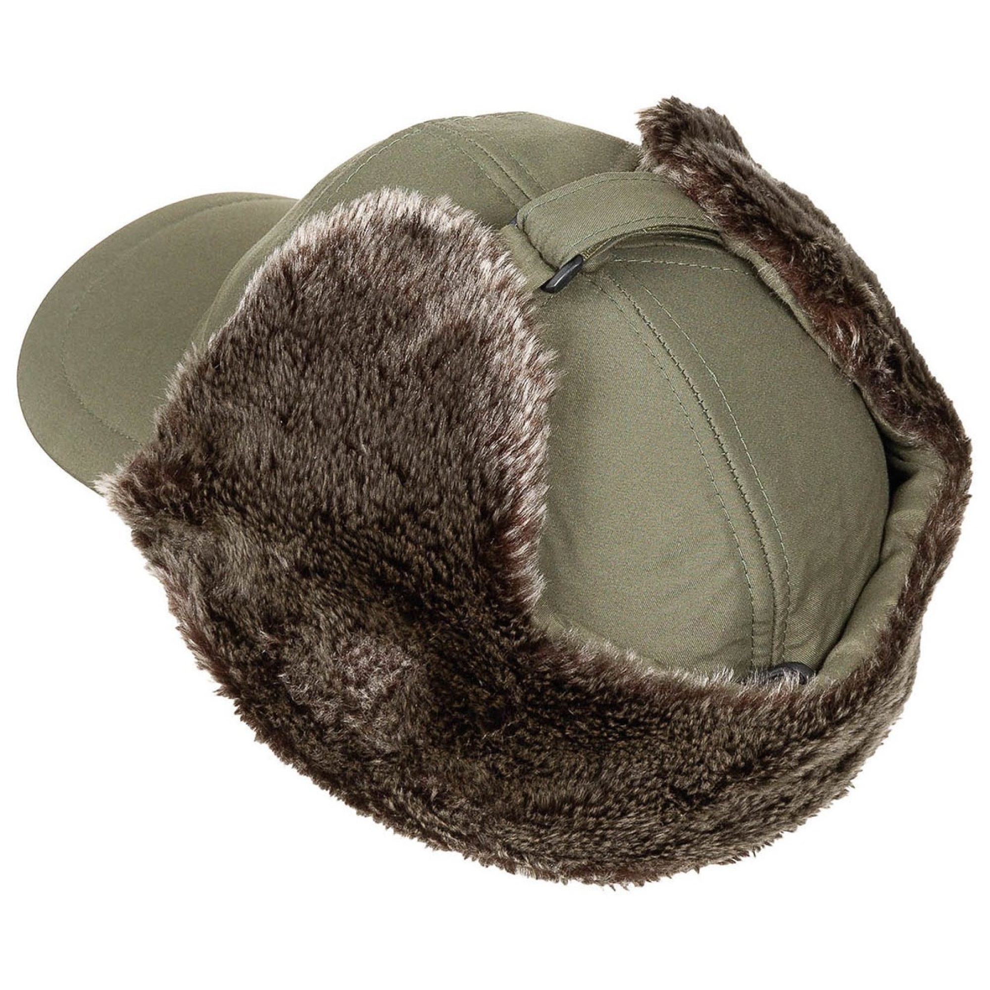 Winter Cap,  „Trapper“, oliv