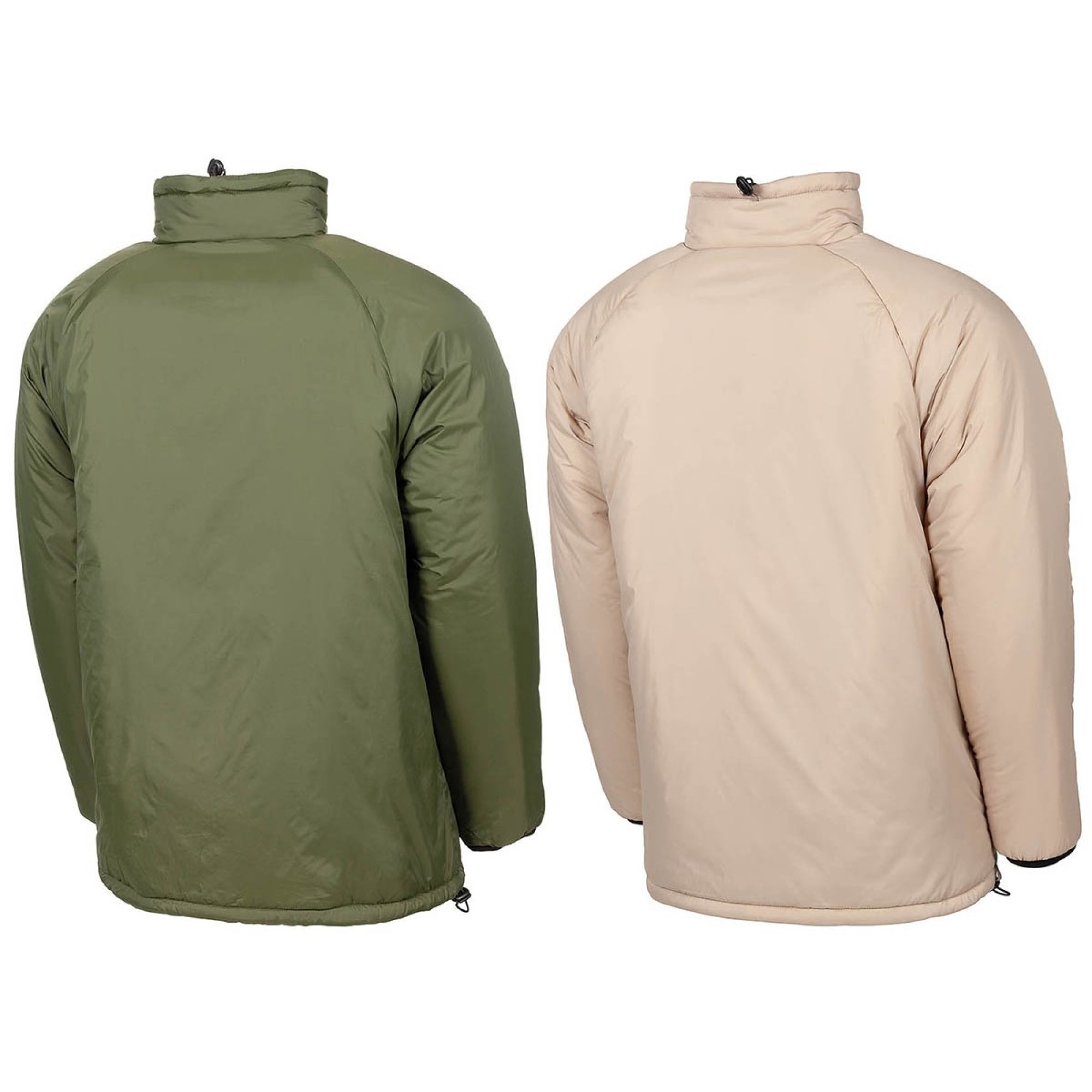 Brit. Thermojacke,  wendbar, oliv/kaki