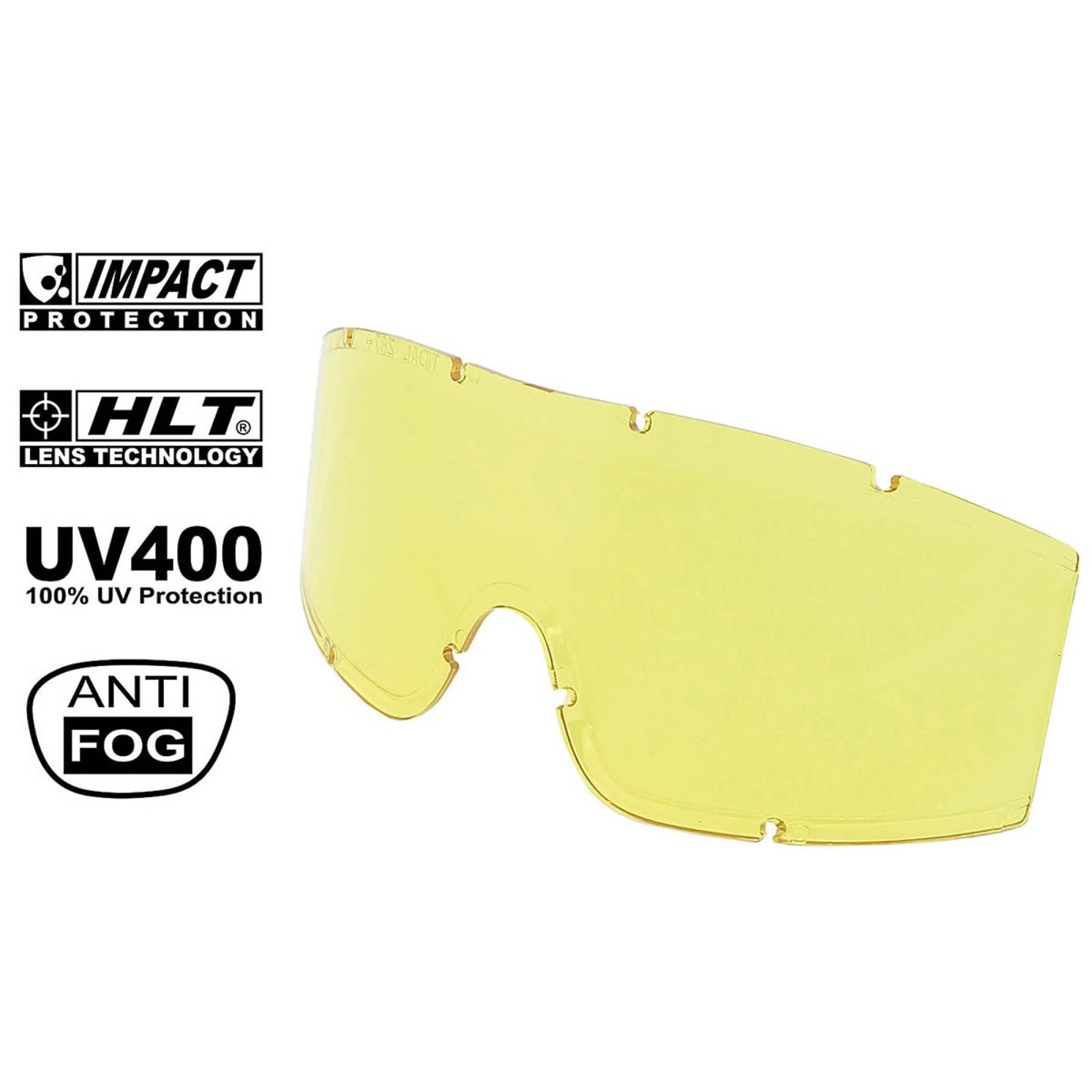 Ersatzscheibe,  xenolit, für Tacticalbrille,  KHS