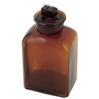 CZ/SK Glasflasche,  braun, 500 ml,  neuwertig