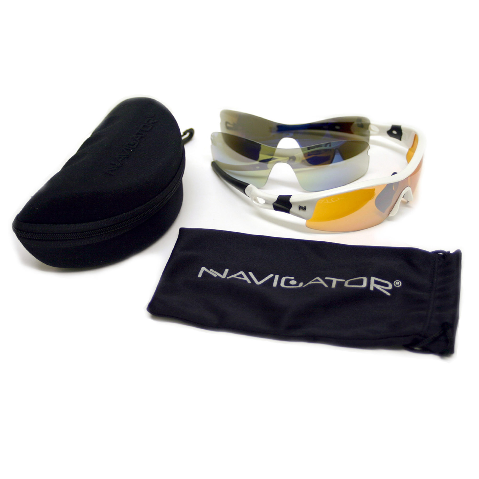 NAVIGATOR RIO Sportbrille, Freizeitbrille, 3 Linsen, UV400-Lens, 30g