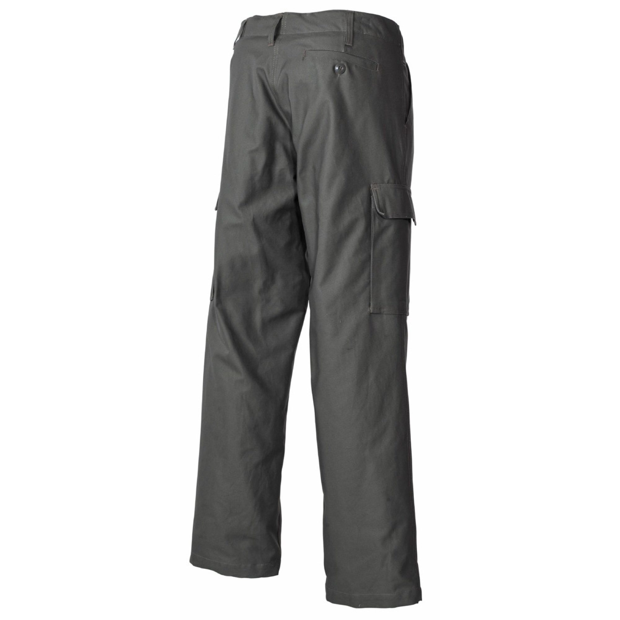 BW Moleskinhose,  Thermofutter, oliv