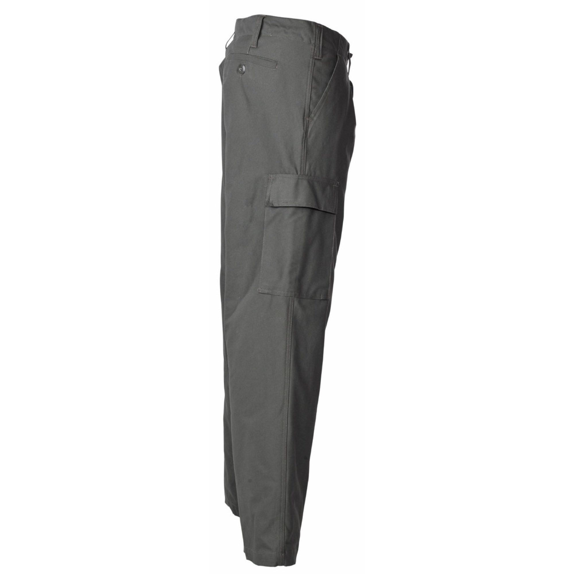 BW Moleskinhose,  Thermofutter, oliv