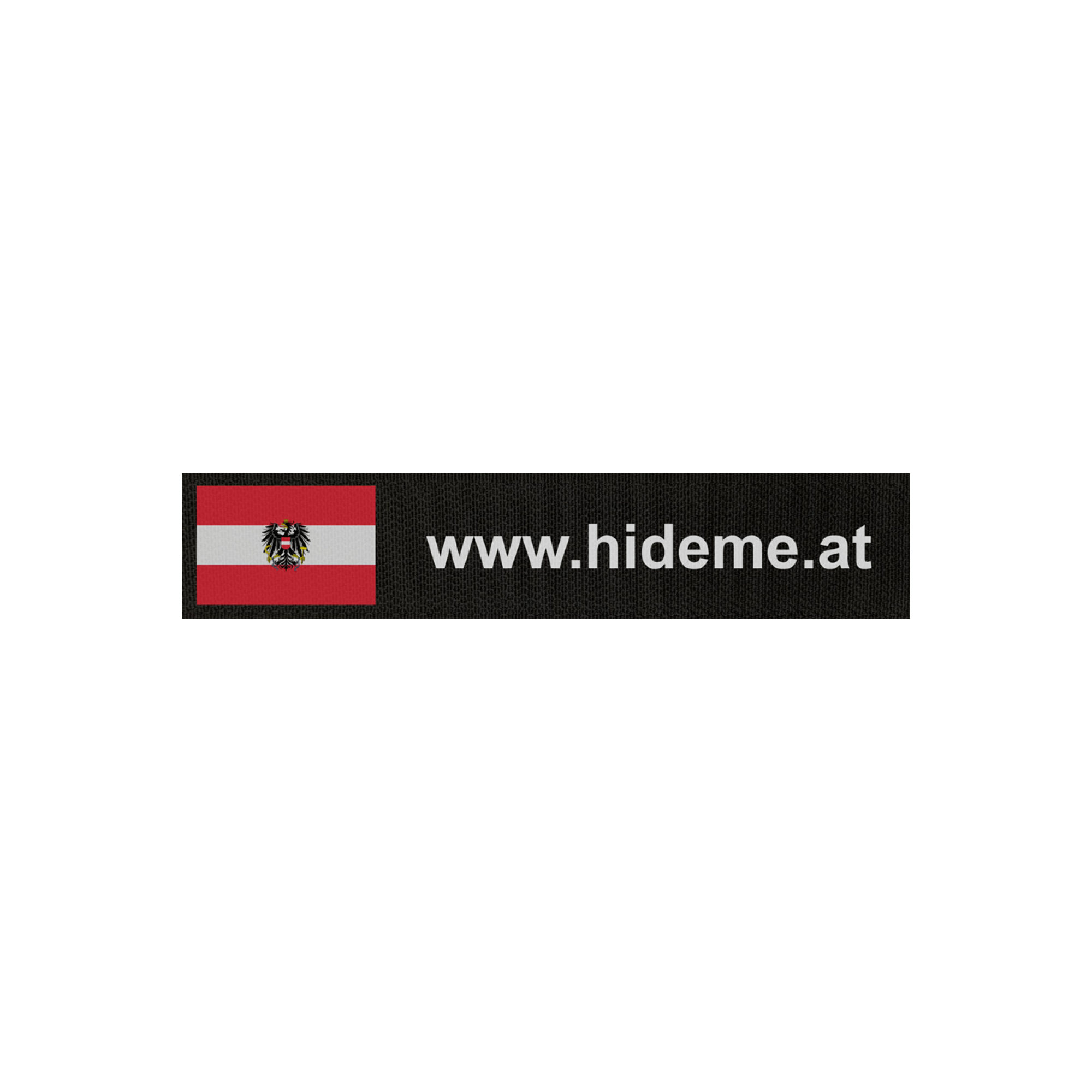 Namens-Patch Österreich Schwarz