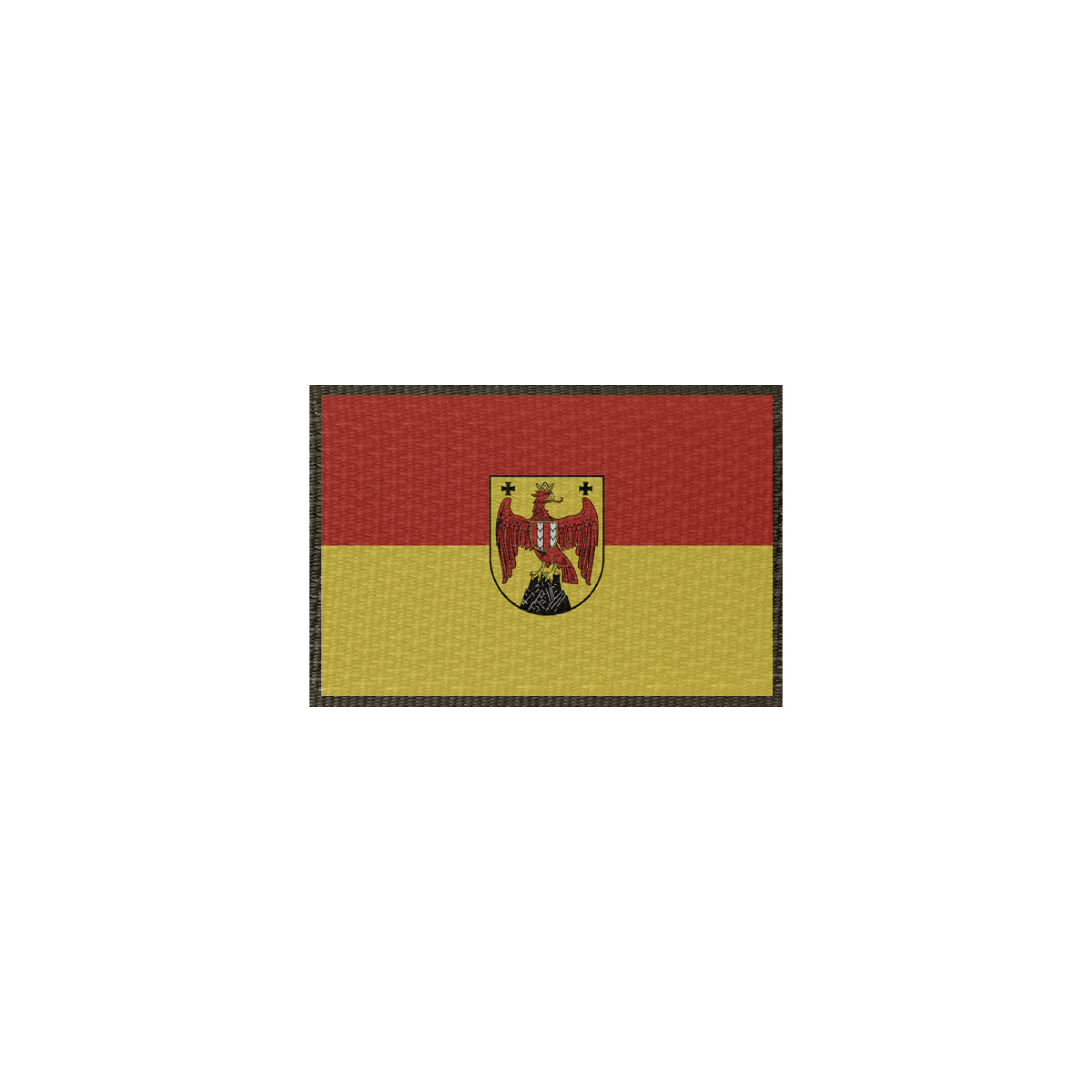 Patch Flagge Burgenland Klett, selbstklebend, verschiedene Größen