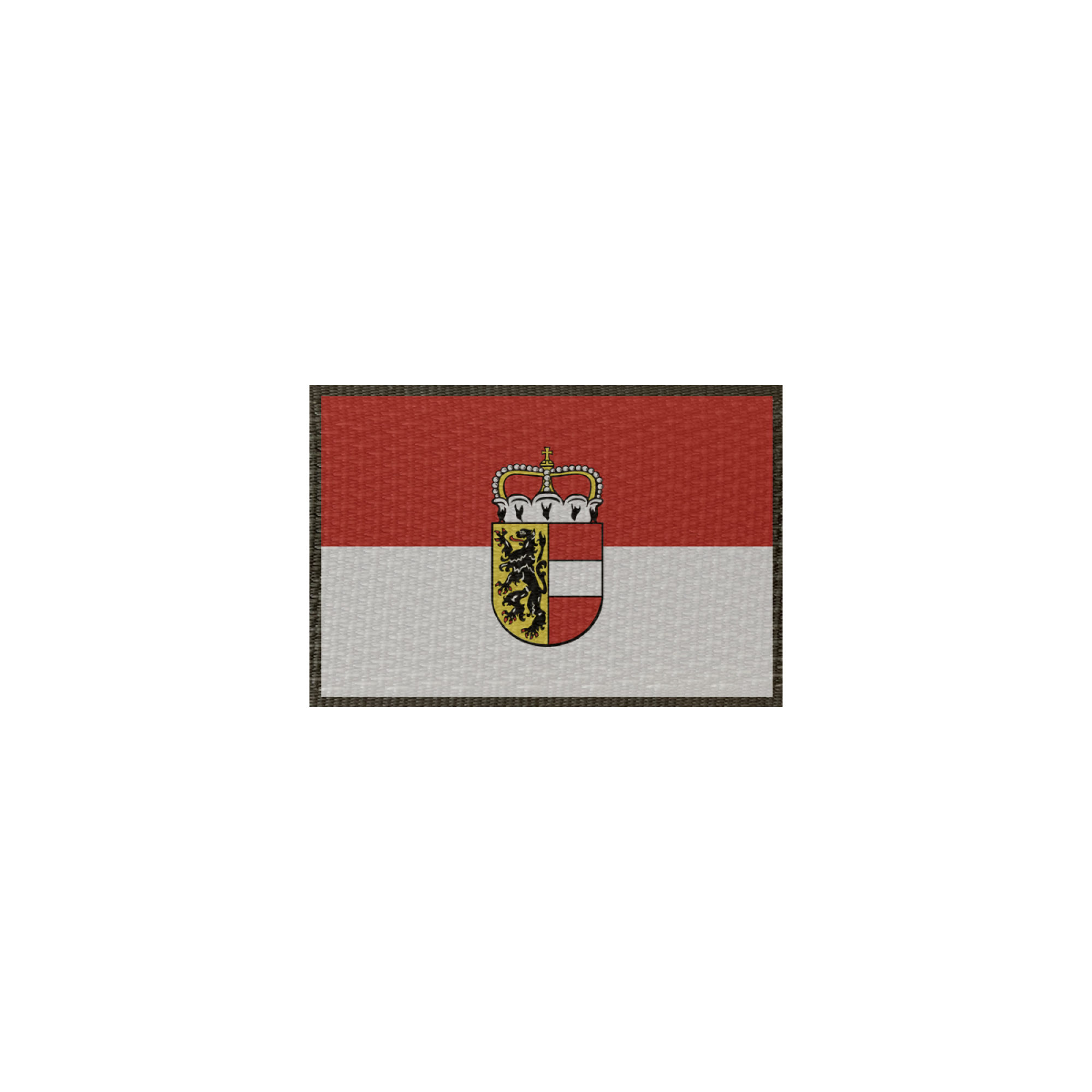 Patch Flagge Salzburg 75x50mm, Klett