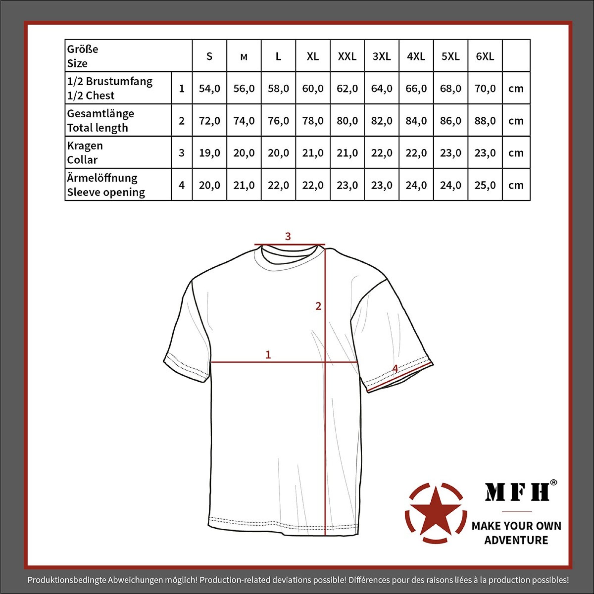 US T-Shirt,  halbarm,  schwarz, 170 g/m² – Bild 2