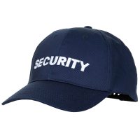 US Cap,  blau, bestickt,  „Security“