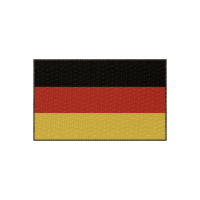 Patch Flagge Deutschland Klett, selbstklebend, verschiedene Größen
