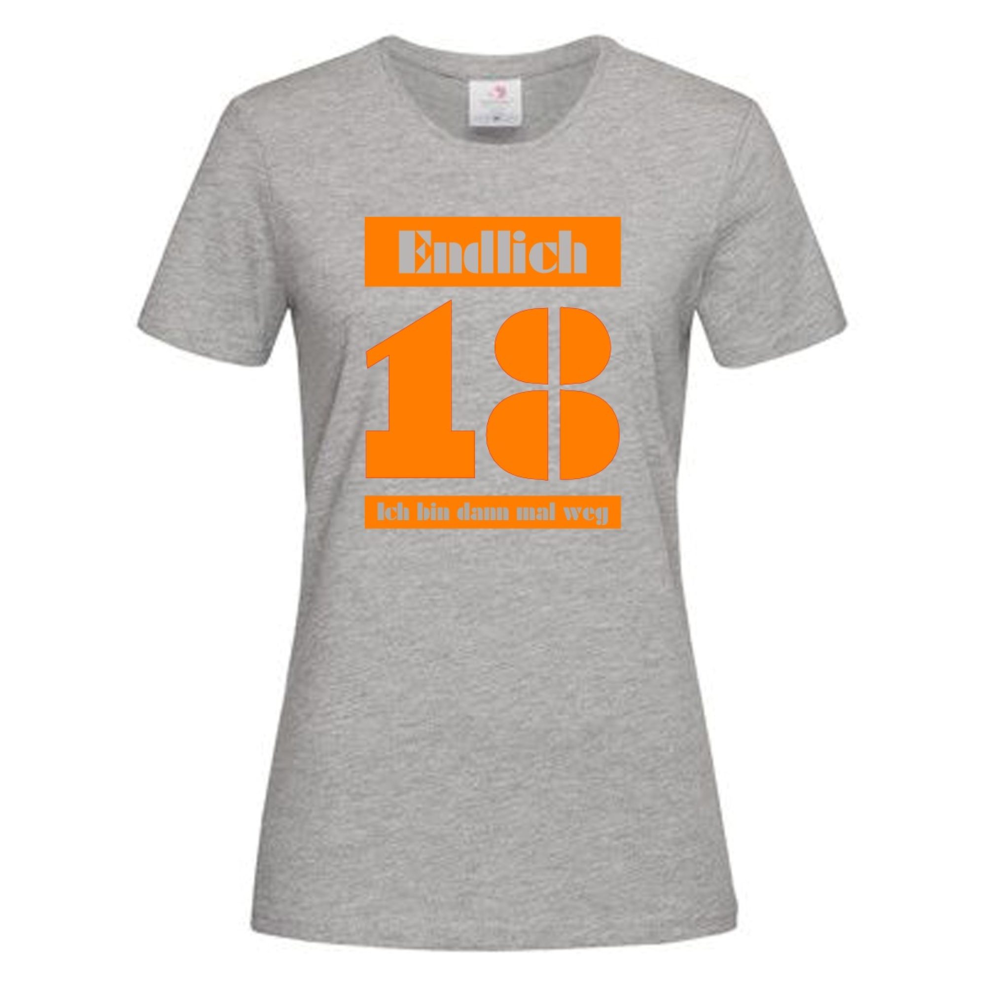 T-Shirt Geburtstag 18 Damen – Endlich 18 Ich bin dann mal weg