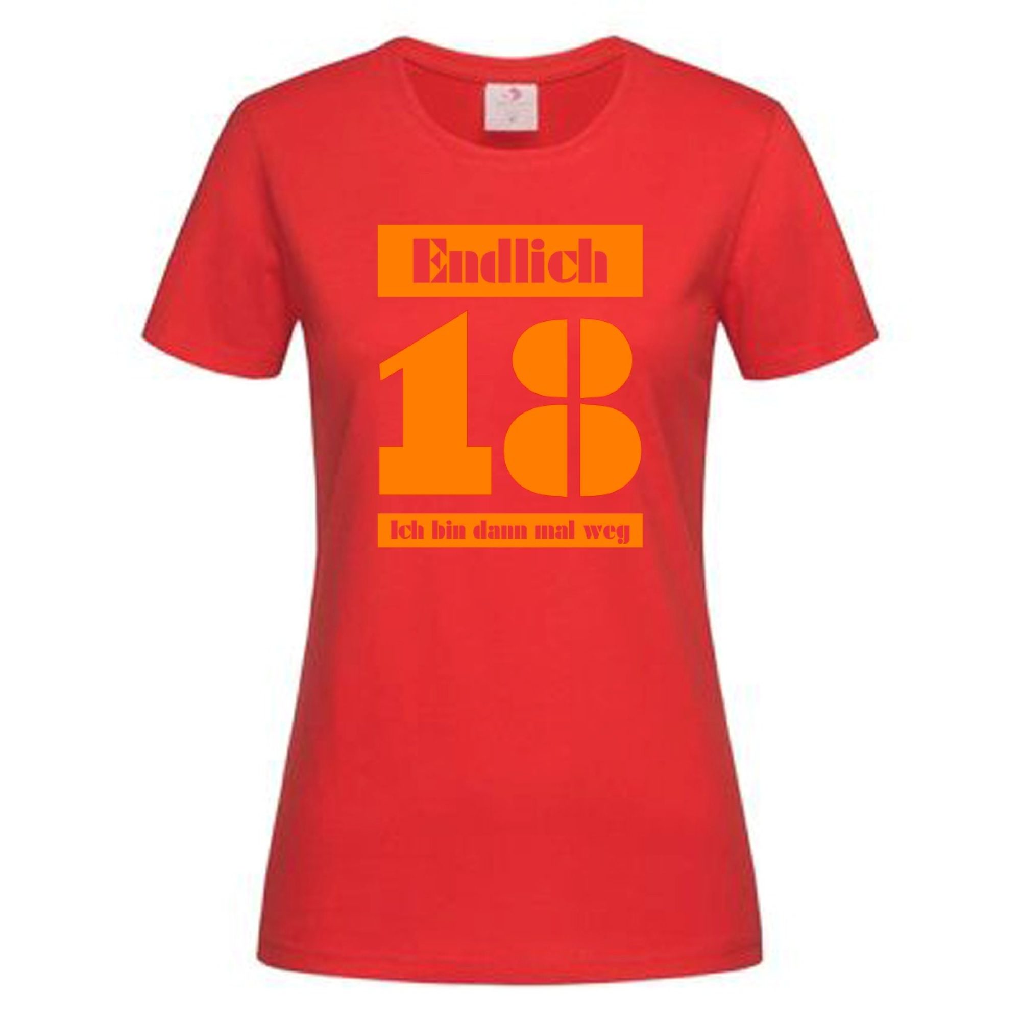 T-Shirt Geburtstag 18 Damen – Endlich 18 Ich bin dann mal weg