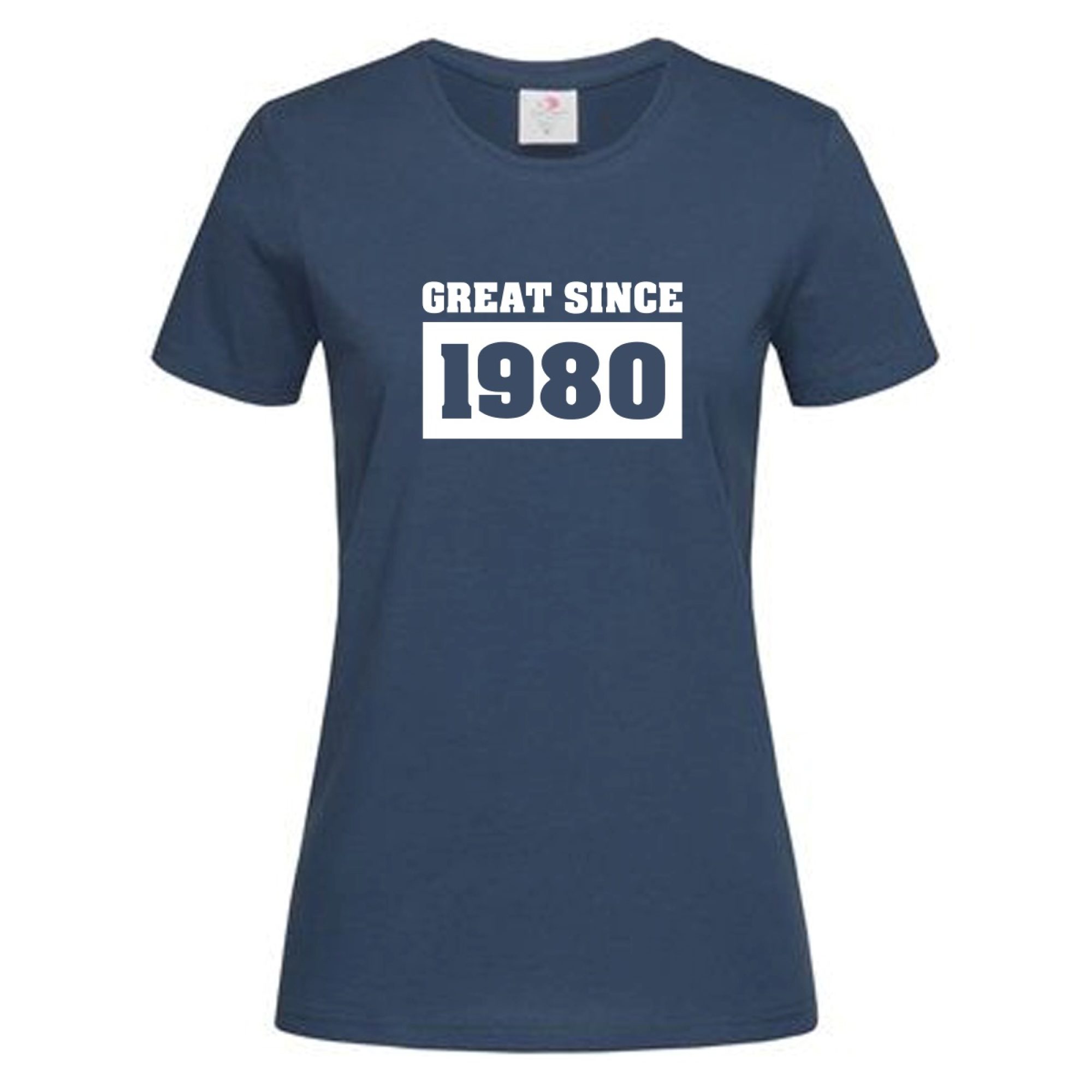 T-Shirt Geburtstag Great Damen – Great Since Dein Geburtsjahr