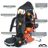 MONTIS HOOVER Premium Kindertrage, Rückentrage,  bis 25kg, orange – Bild 5