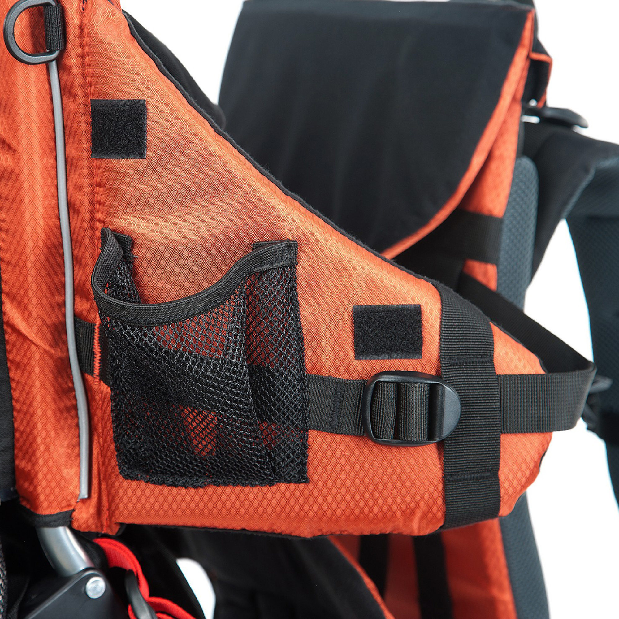 MONTIS HOOVER Premium Kindertrage, Rückentrage,  bis 25kg, orange – Bild 8