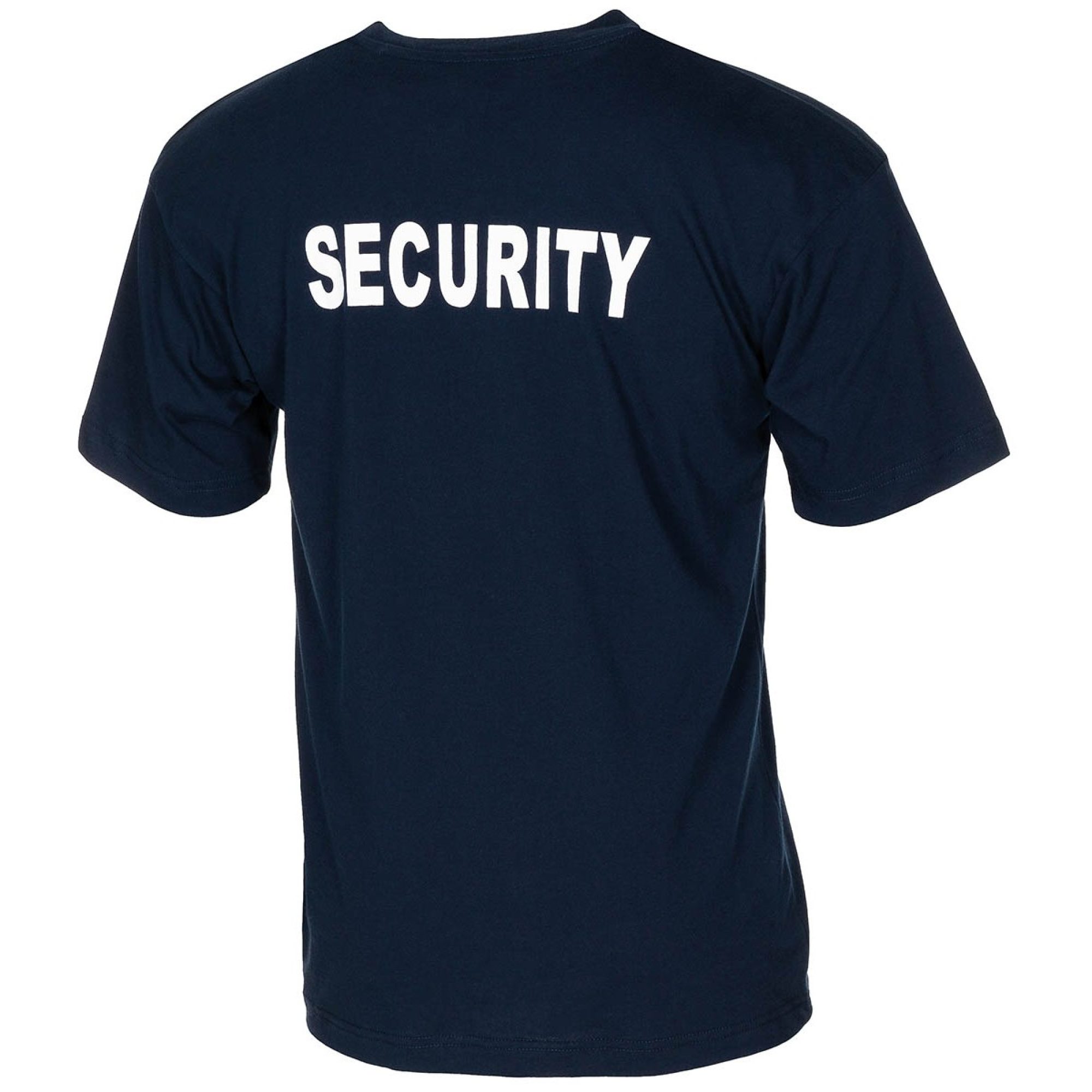 T-Shirt,  blau, "Security",  bedruckt – Bild 2