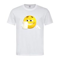 T-Shirt Emoji Bier Smiley
