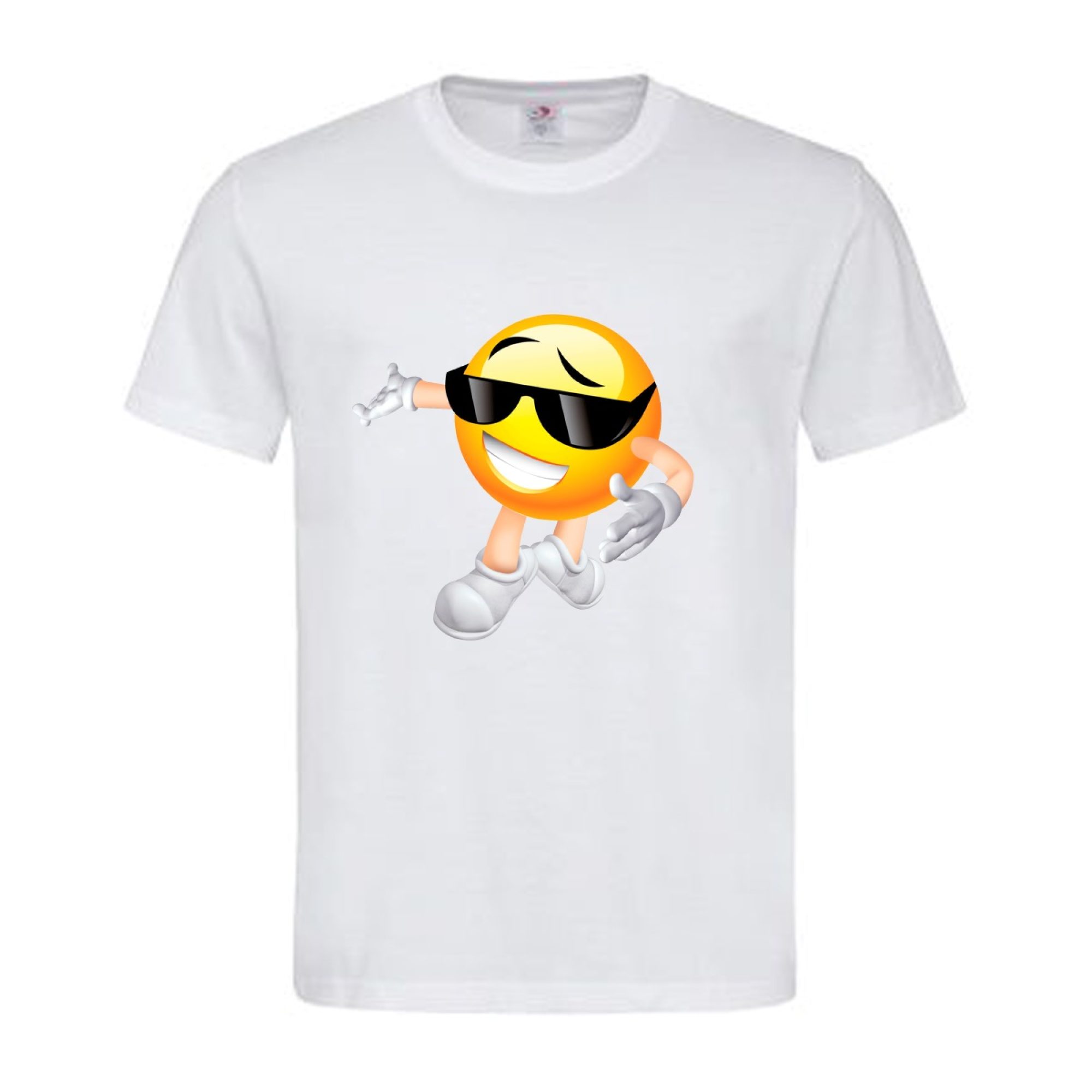 T-Shirt Emoji Sommer Herren – Sonnenbrille Smiley