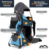 MONTIS HOOVER NEXUS Kindertrage, Rückentrage, bis 25kg, blau – Bild 6