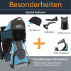 MONTIS HOOVER NEXUS Kindertrage, Rückentrage, bis 25kg, blau – Bild 7