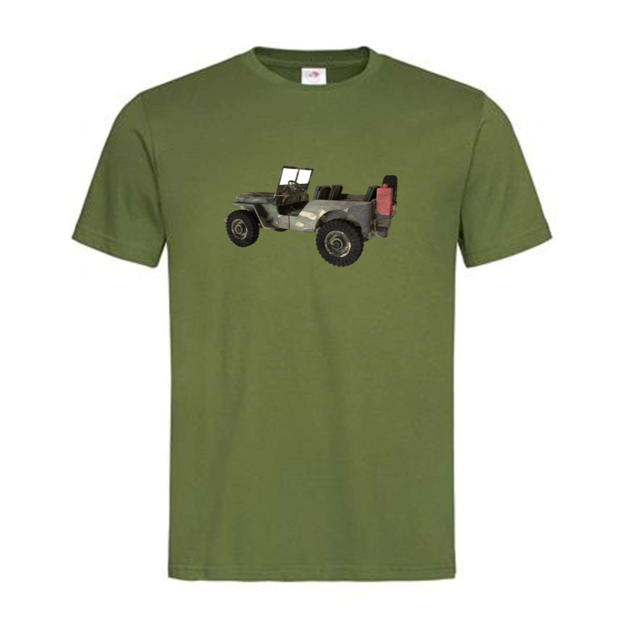 T-Shirt Army Jeep – Vintage Look