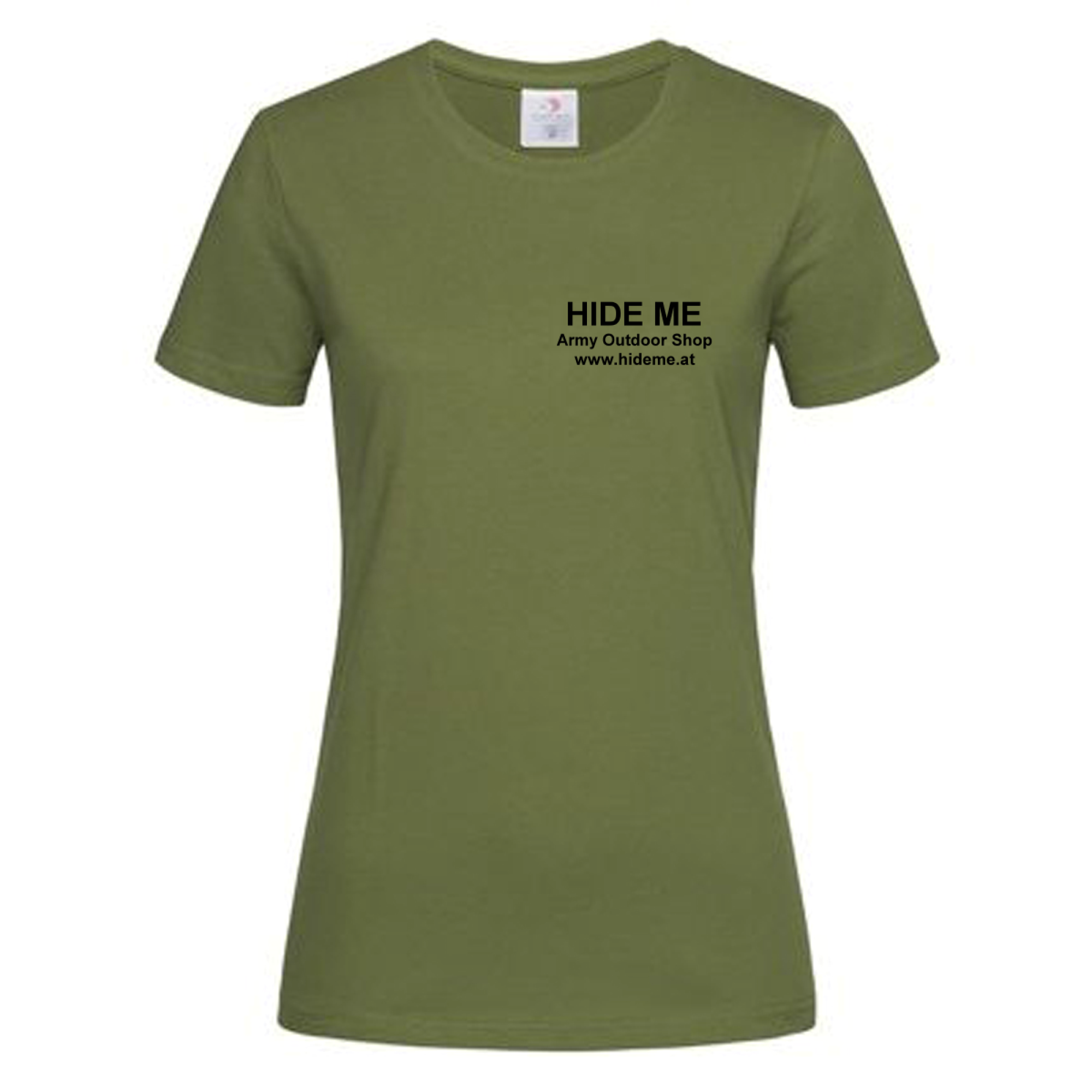 T-Shirt Text Logo Damen – Bedrucken mit Name von Firma, Verein