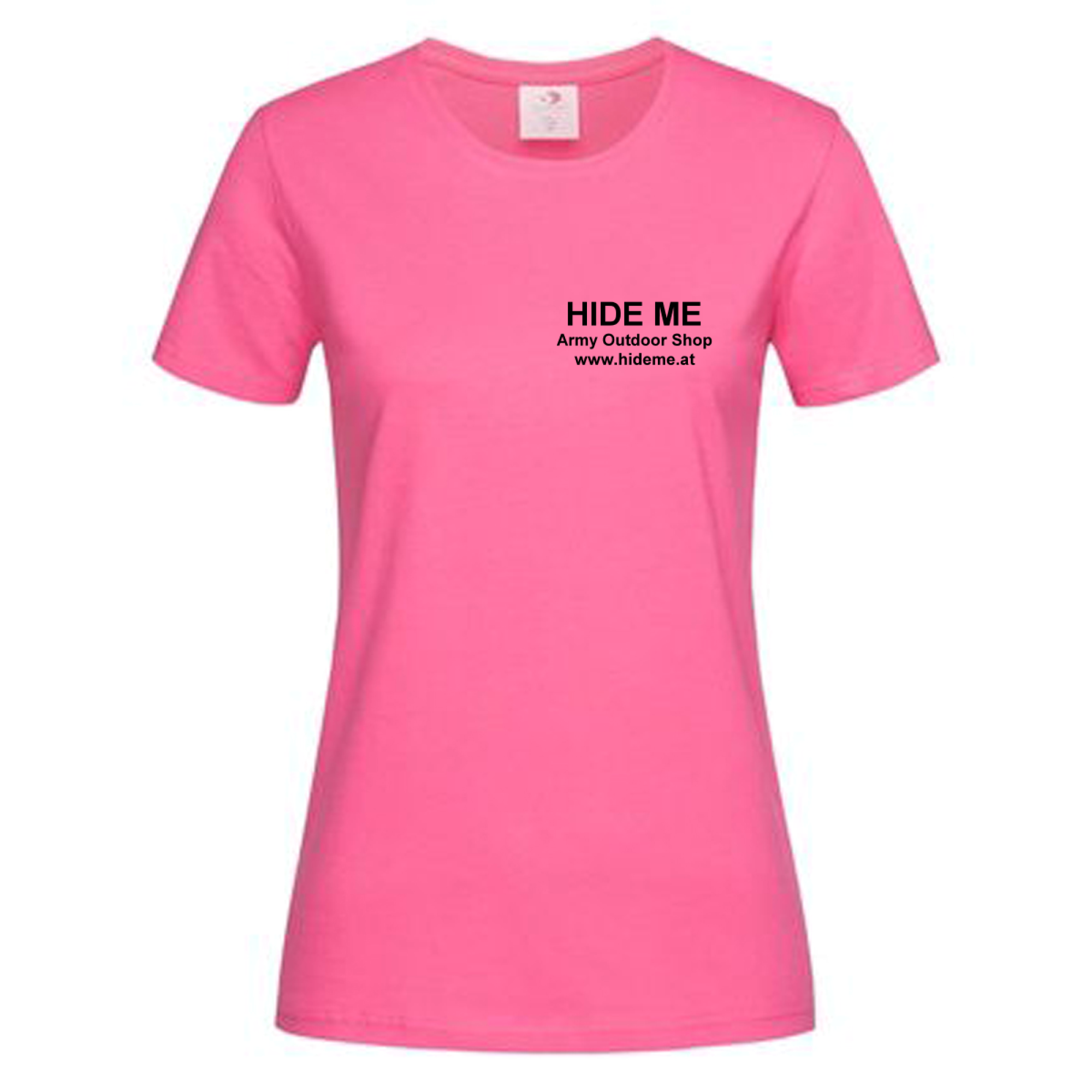 T-Shirt Text Logo Damen – Bedrucken mit Name von Firma, Verein