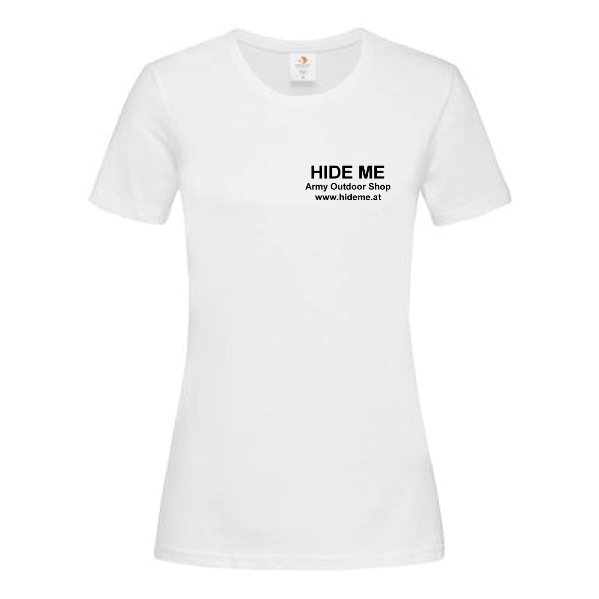 T-Shirt Text Logo Damen – Bedrucken mit Name von Firma, Verein