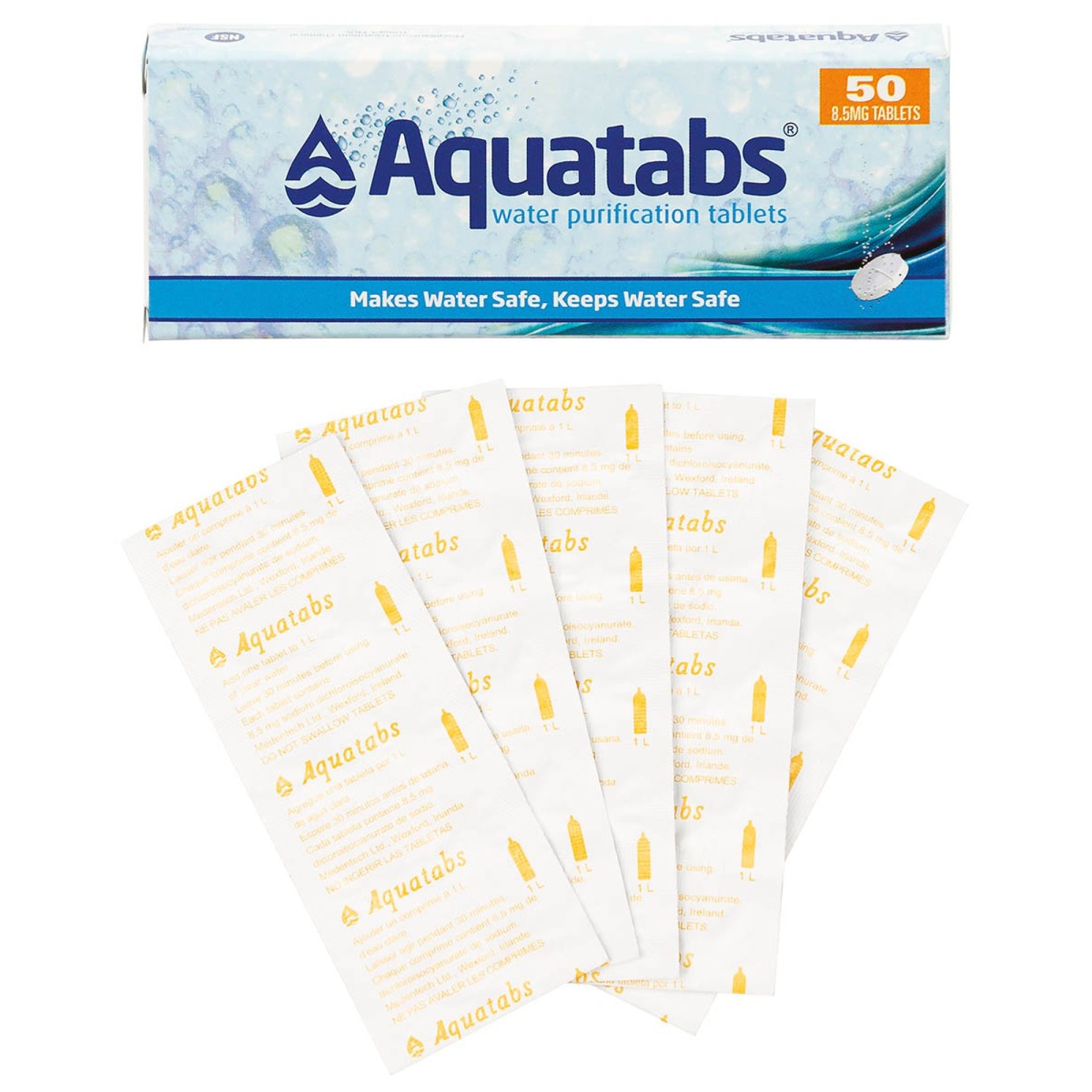 Medentech,  "Aquatabs", 50 Tabletten