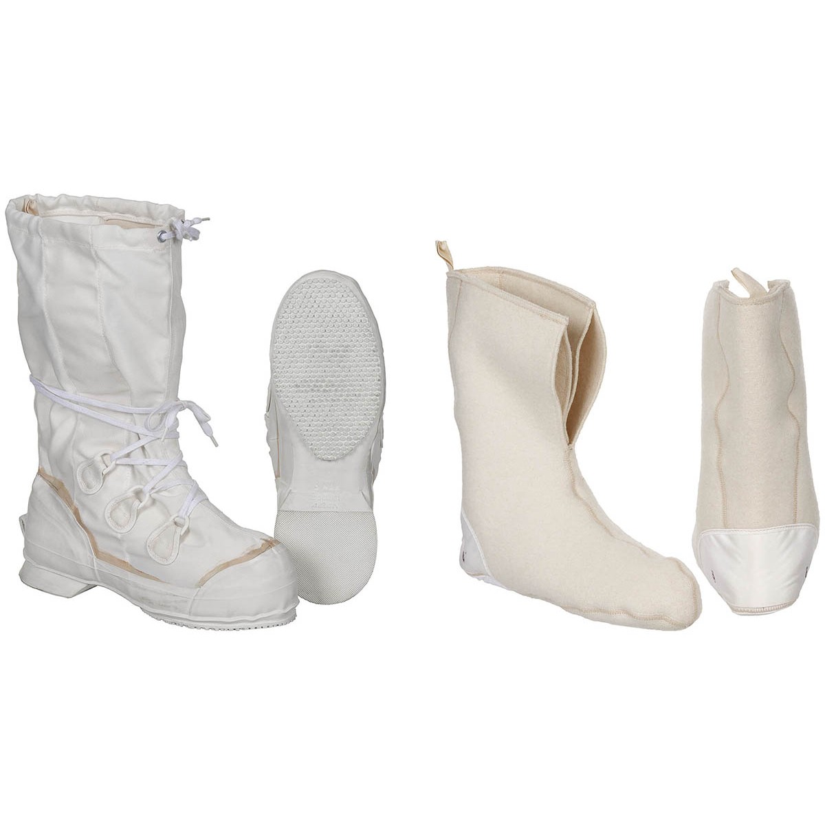 Boots,  „Mukluk“,  weiß, mit Innenschuh,  neuw.