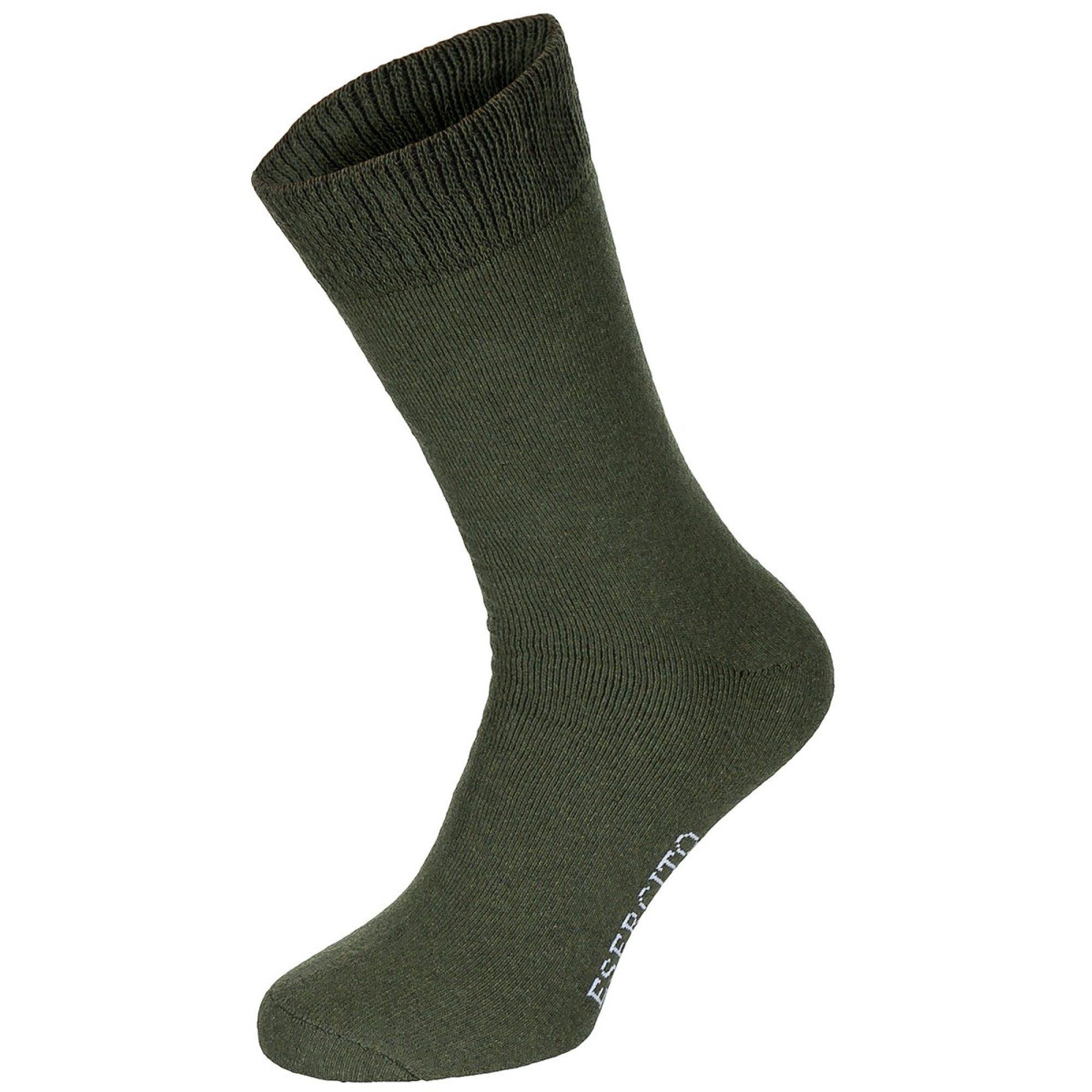 Socken,  "Esercito",  oliv, halblang,  3er Pack