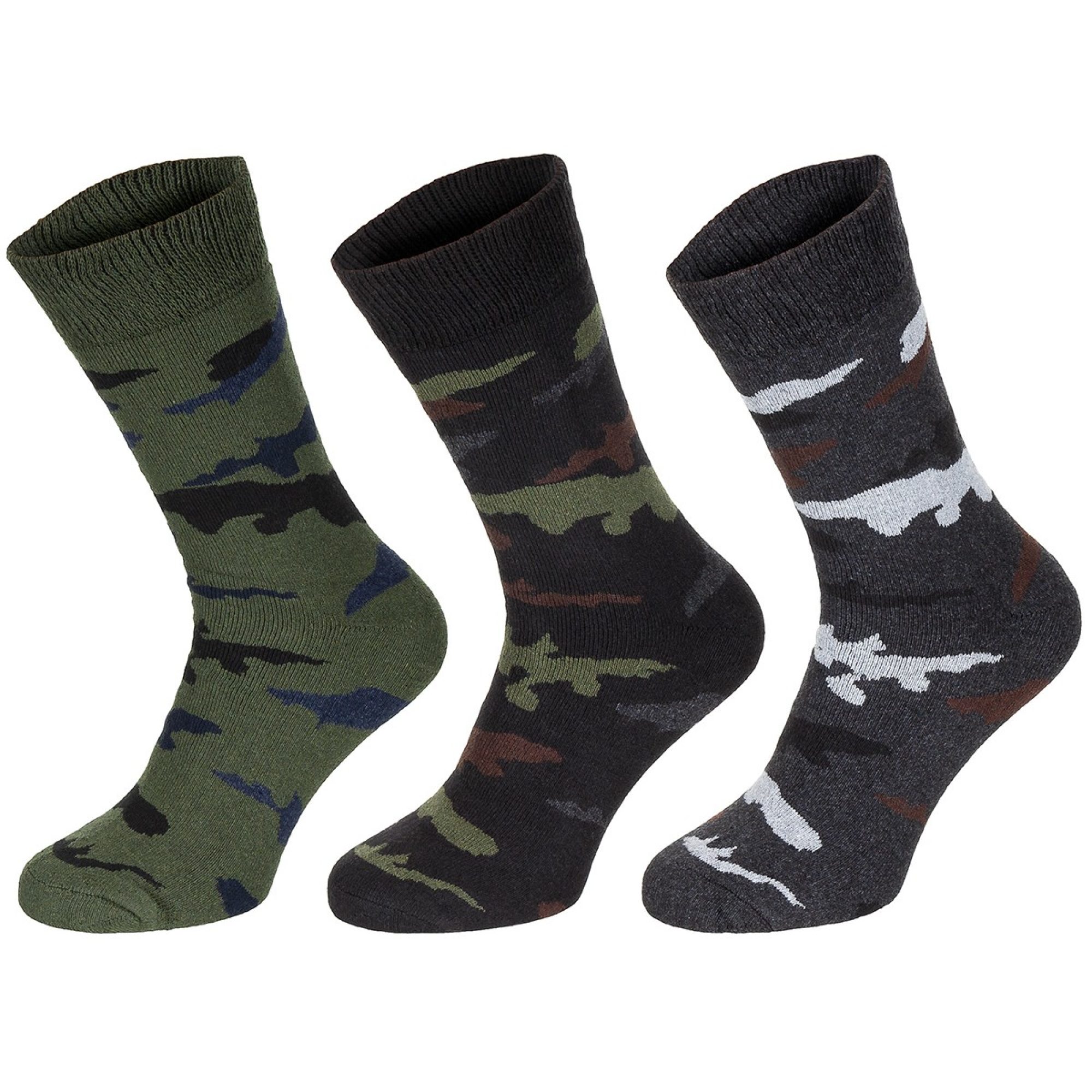 Socken,  "Esercito",  tarn, halblang,  3er Pack