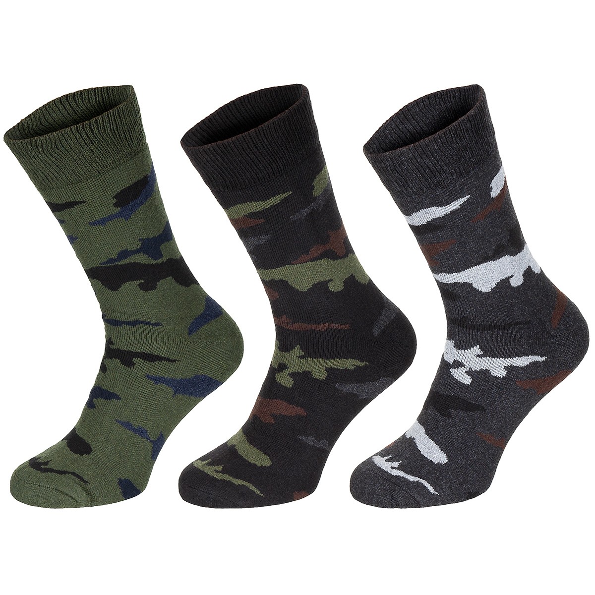 Socken,  „Esercito“,  tarn, halblang,  3er Pack