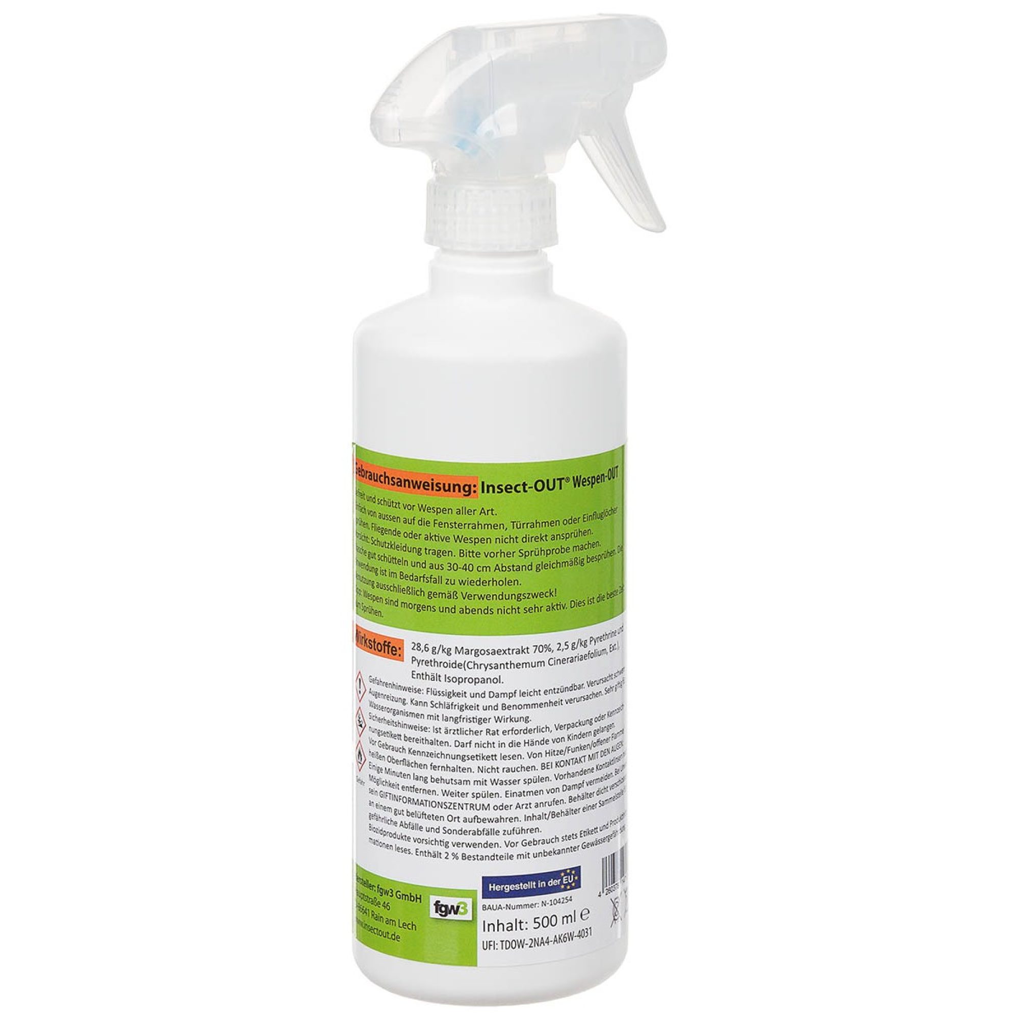 Insect-OUT,  Wespenspray, 500 ml – Bild 2