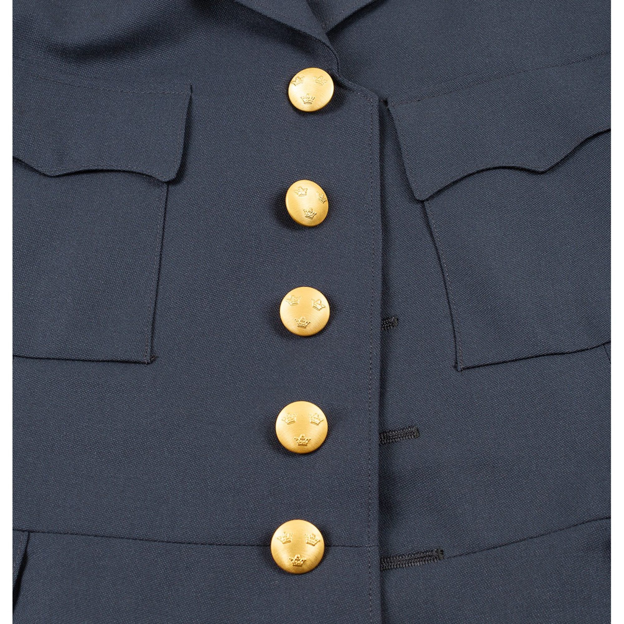 Schwed. Uniformjacke,  blau, neuw. (5 Stück) – Bild 3