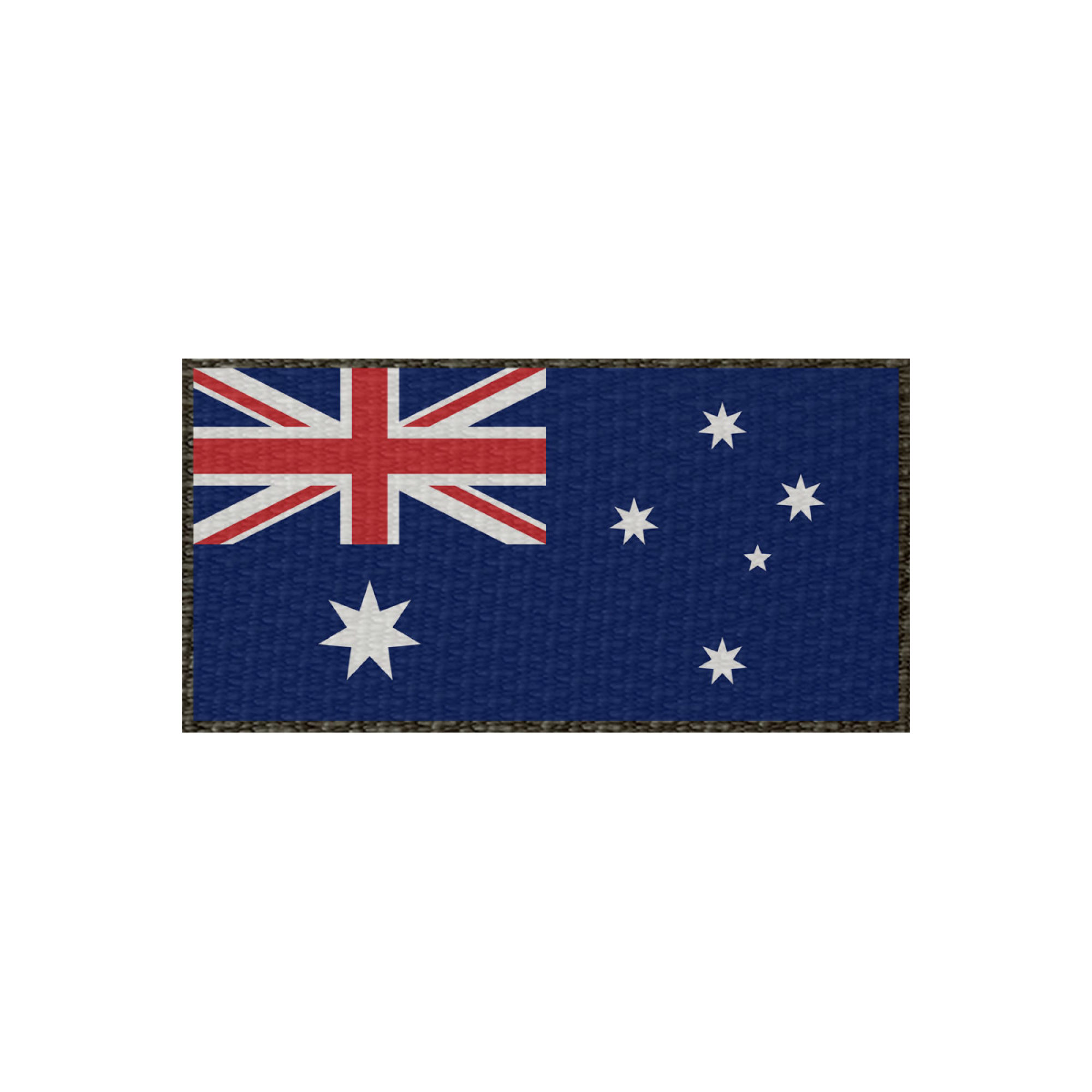 Patch Flagge Australien 60x30mm, Klett