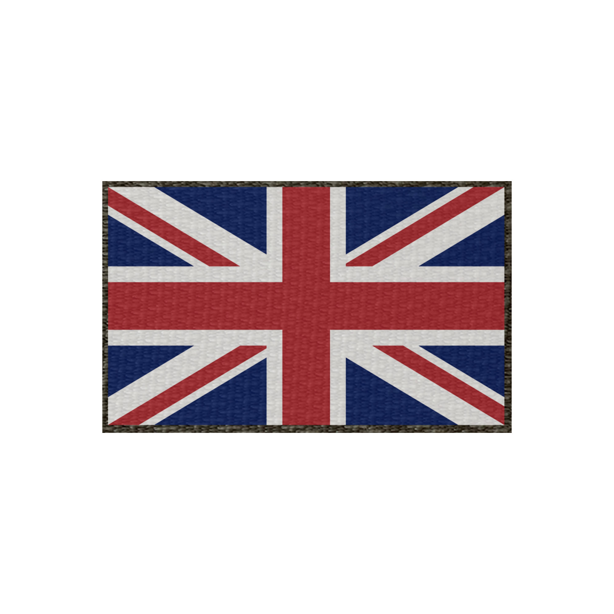 Patch Flagge Großbritannien 50x30mm, Klett
