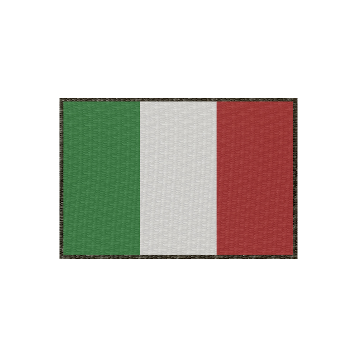 Patch Flagge Italien 75x50mm, Klett