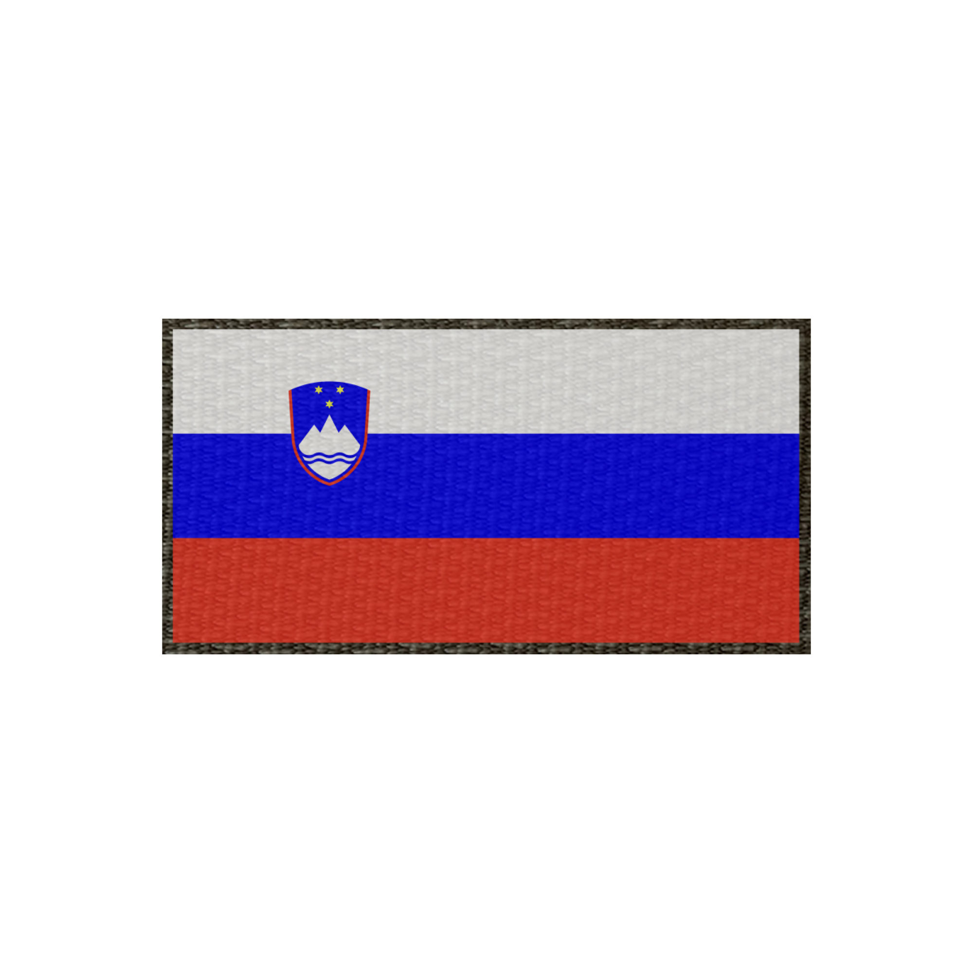 Patch Flagge Slowenien 60x30mm, Klett