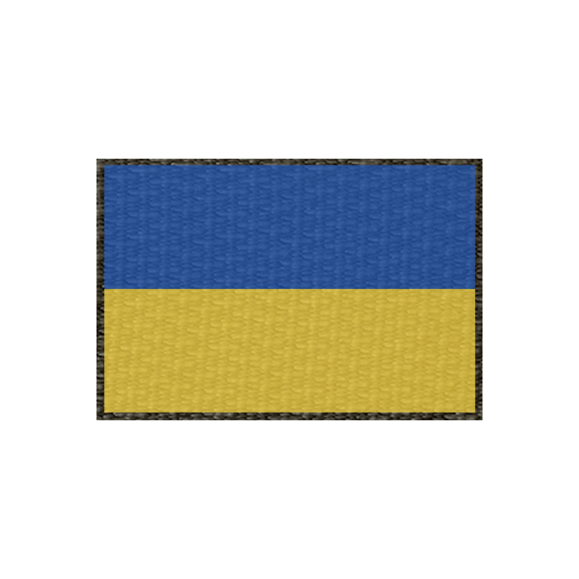 Patch Flagge Ukraine 75x50mm, Klett