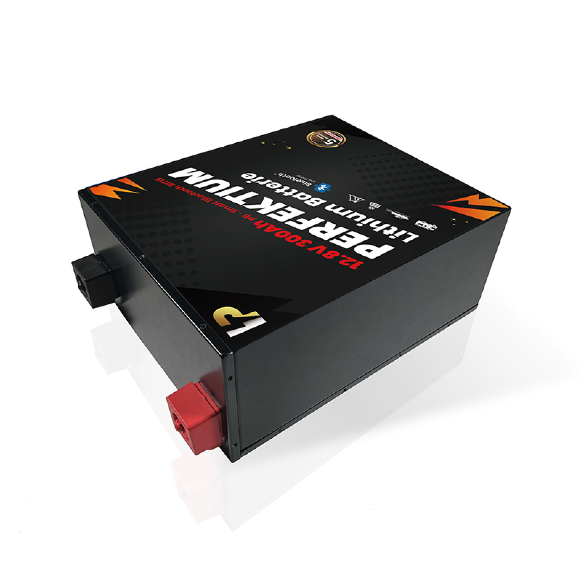 Perfektium LiFePO4 PB-12.8V 300Ah – Lithium Batterie Smart BMS mit Bluetooth – 5 Jahre Garantie