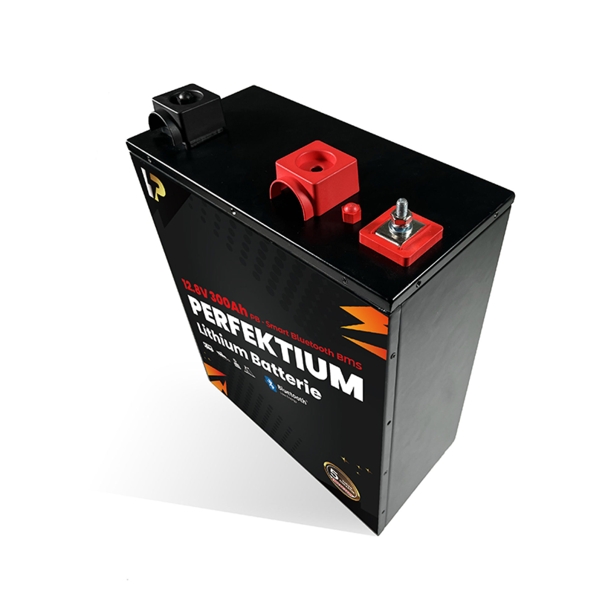 Perfektium LiFePO4 PB-12.8V 300Ah – Lithium Batterie Smart BMS mit Bluetooth – 5 Jahre Garantie