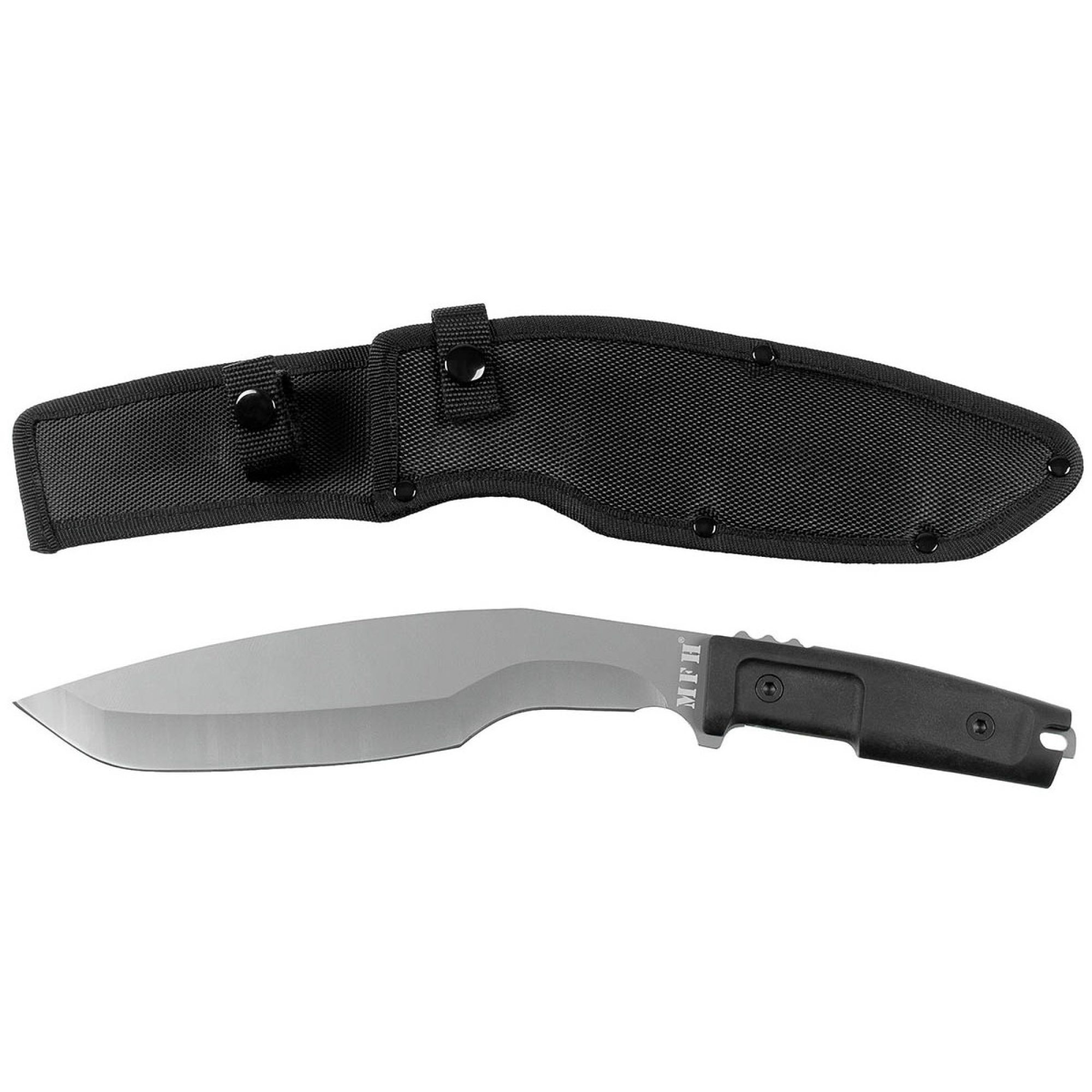 Buschmesser,  "Kukri", mit Nylonscheide