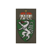 Wappen Wien 50x65mm Oliv, Klett Patch