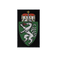 Wappen Schleswig-Holstein 50x57mm Schwarz, Klett Patch