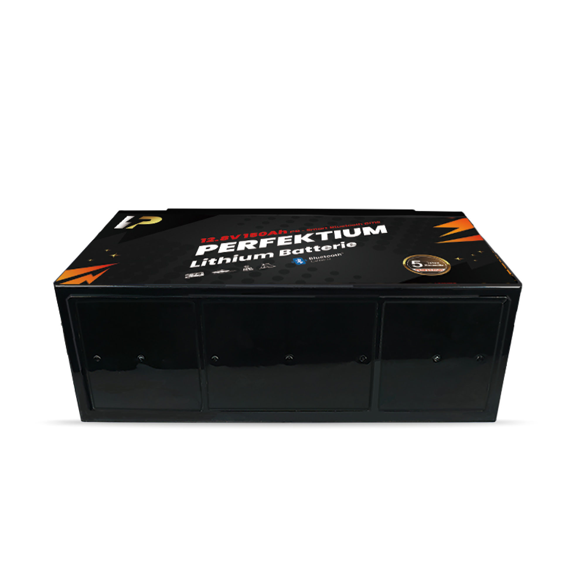 Perfektium LiFePO4 PB-12.8V 150Ah – Lithium Batterie Smart BMS mit Bluetooth – 6 Jahre Garantie