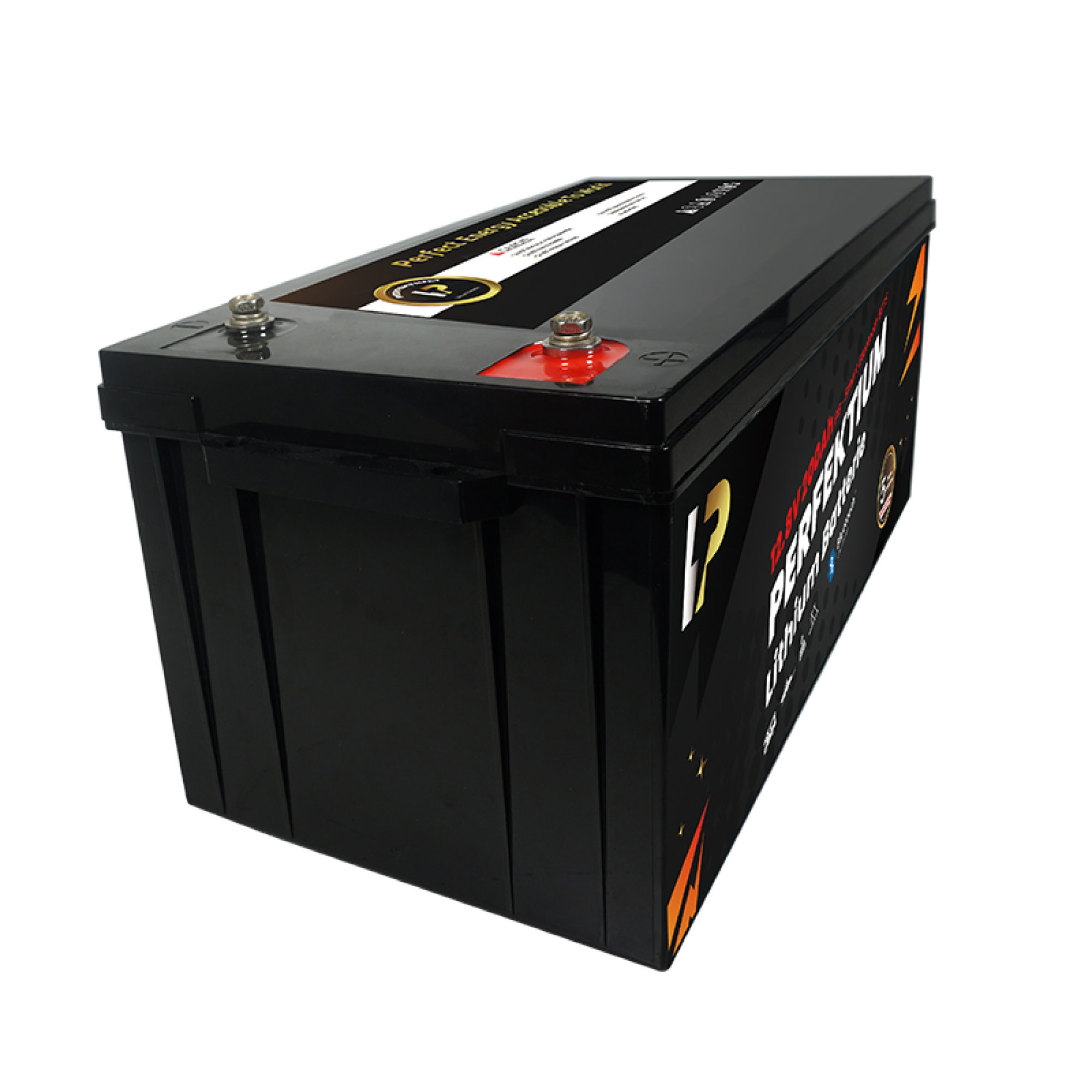 Perfektium LiFePO4 PB-12.8V 200Ah – Lithium Batterie Smart BMS mit Bluetooth – 5 Jahre Garantie