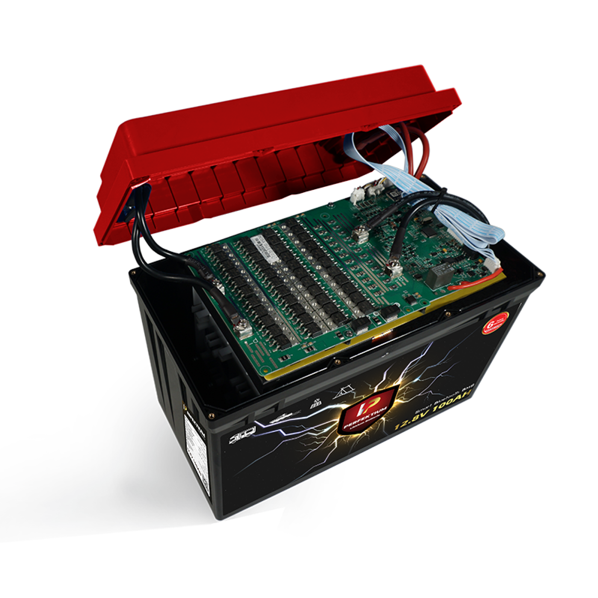 Perfektium LiFePO4 PF-12.8V 100Ah – Lithium Batterie Smart BMS mit Bluetooth – 6 Jahre Garantie