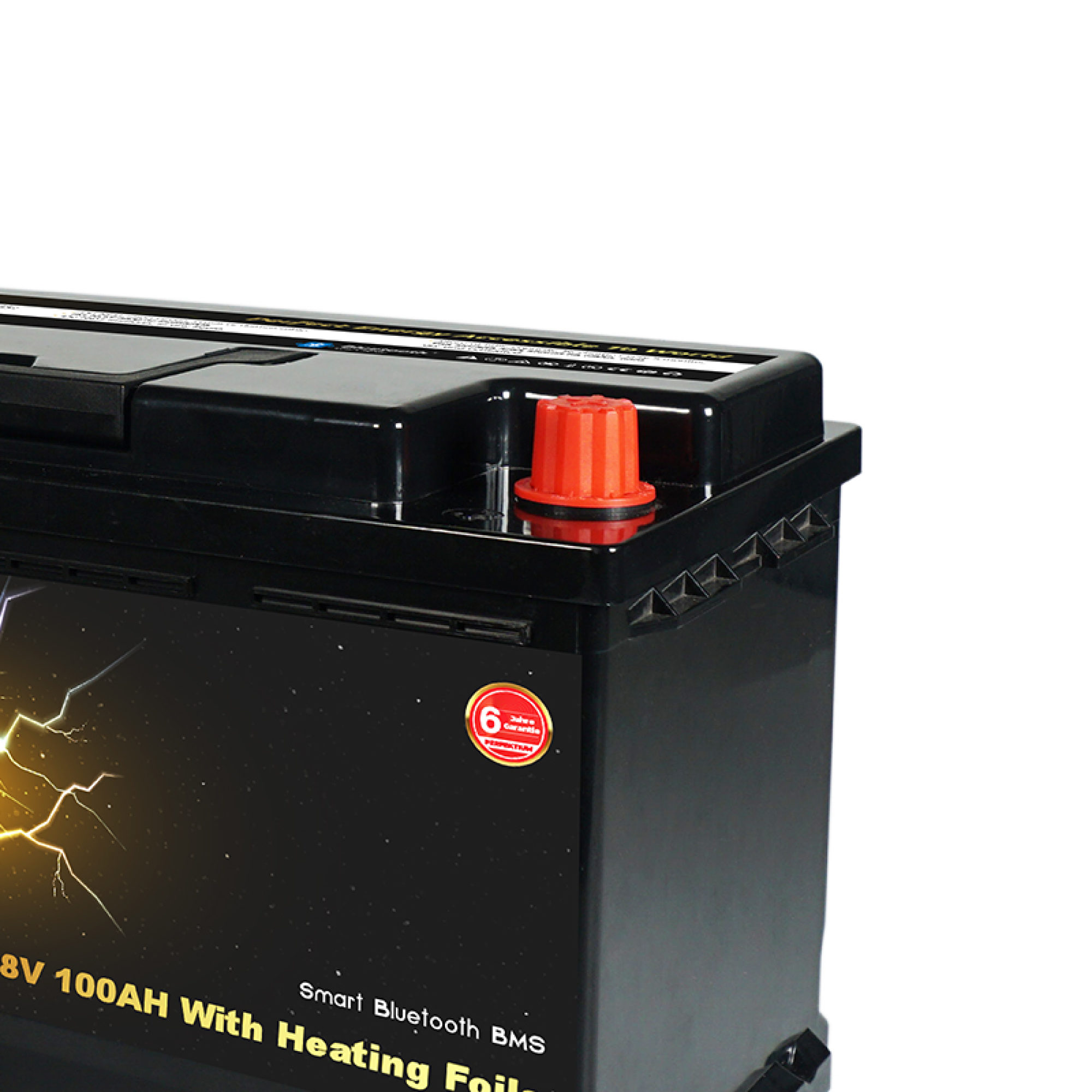 Perfektium LiFePO4 PF-Untersitz-12.8V 100Ah – Lithium Batterie Smart BMS mit Bluetooth und Heizung – 6 Jahre Garantie