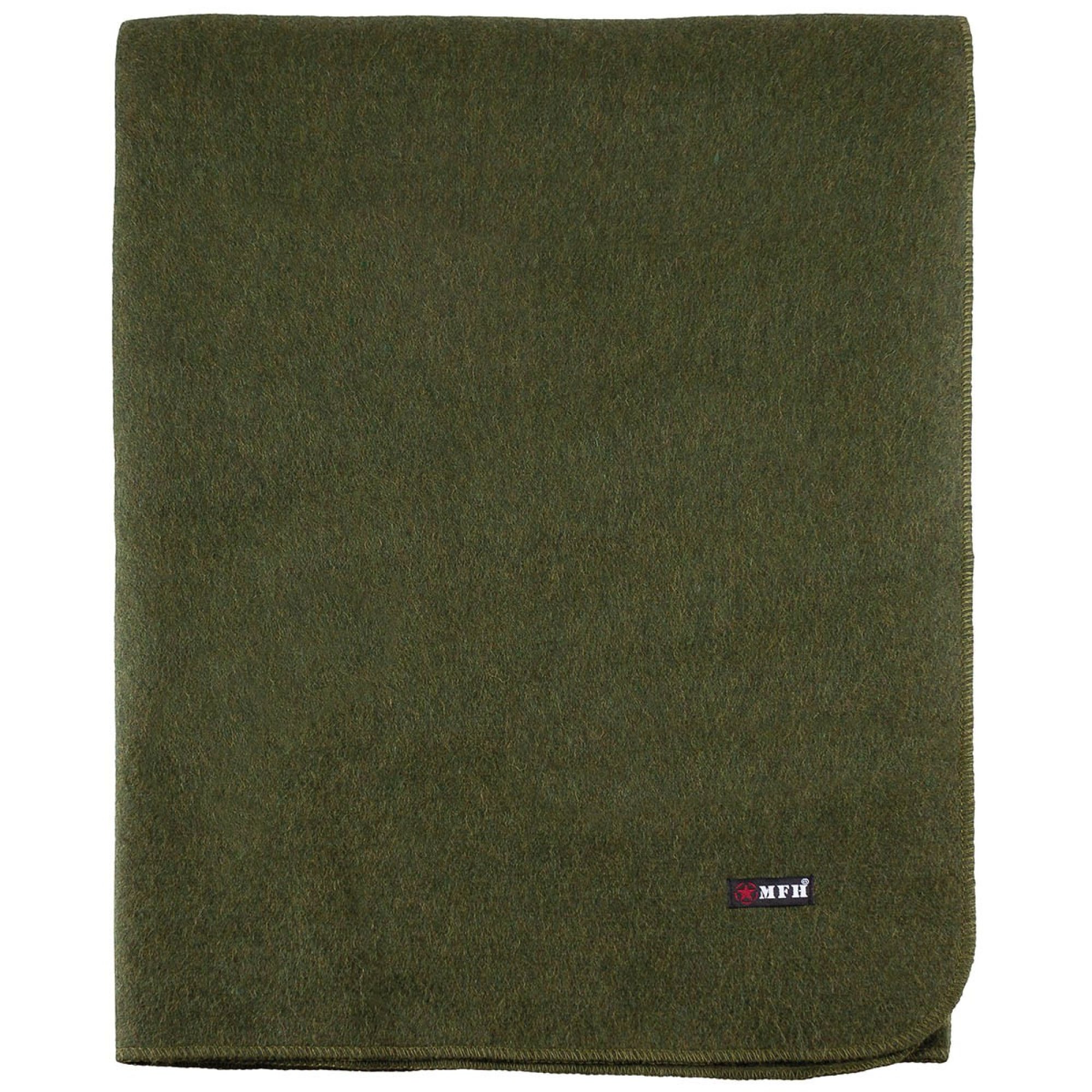 US Wolldecke,  "Medical",  oliv, ca. 225 x 155 cm – Bild 2
